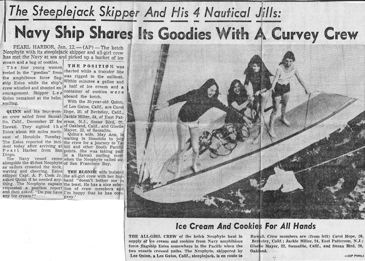 Ketch with All Female Crew